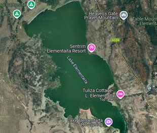 Lake Elementaita Map
